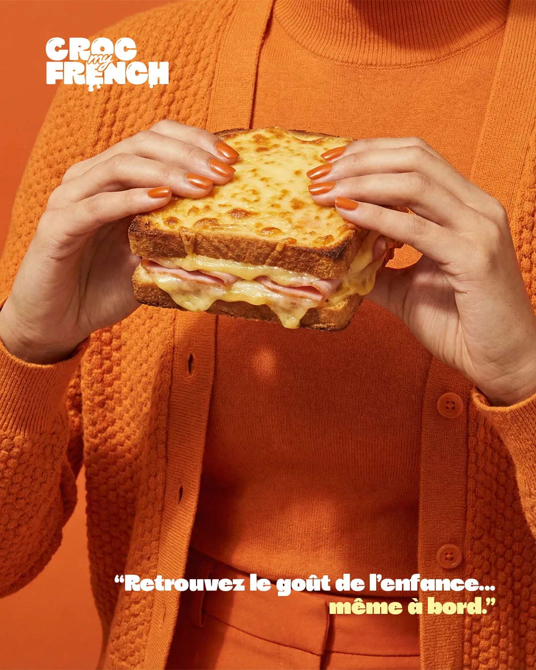 Visuel de campagne Croc My French
